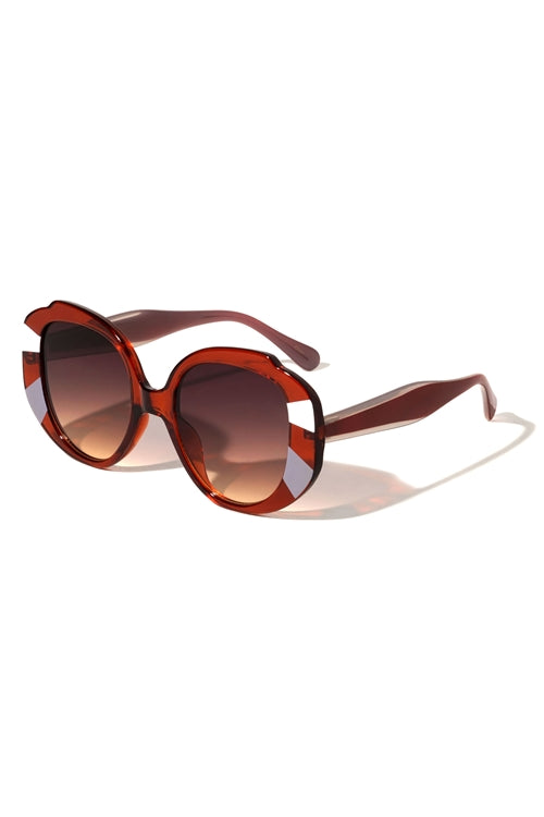 BUTTERFLY DARK TINTED FASHION SUNGLASSES