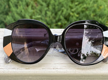 Load image into Gallery viewer, BUTTERFLY DARK TINTED FASHION SUNGLASSES